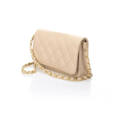 Elegante Damen Lederhandtasche - schlicht, kompakt & stilvoll für besondere Anlässe