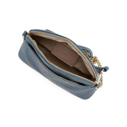 Elegante Damenhandtasche aus echtem Leder in edler Krokodil-Optik