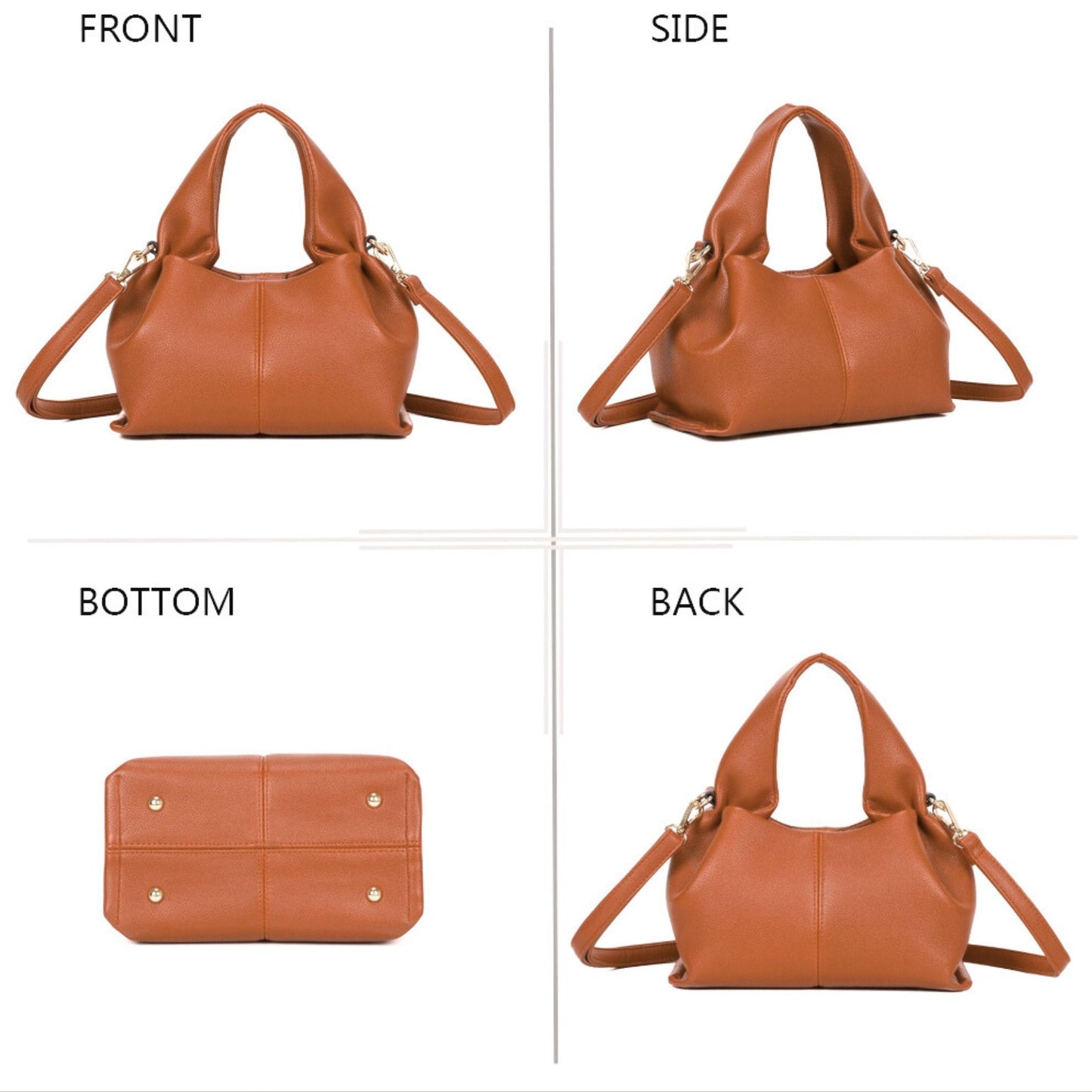 Elegante Damenhandtasche mit kurzen Henkel - kompakt & stilvoll