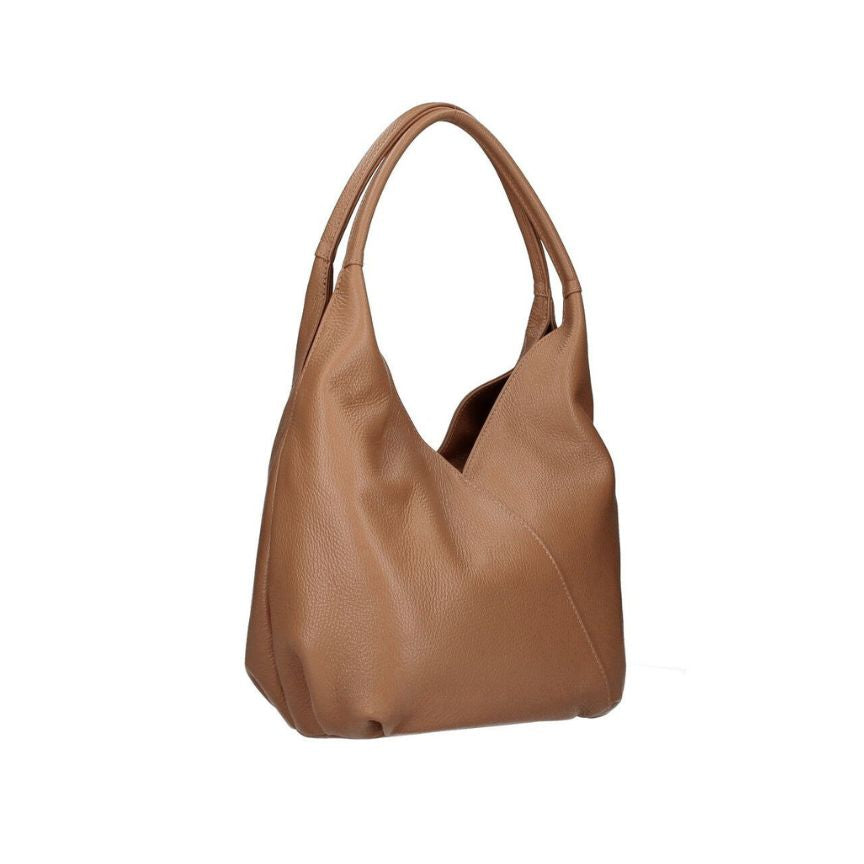 Leder-Schultertasche mit Fronttasche & Innenfächern "Annette" - Stilvoll und Geräumig
