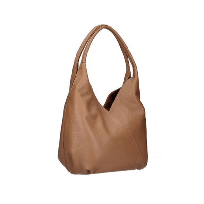 Leder-Schultertasche mit Fronttasche & Innenfächern "Annette" - Stilvoll und Geräumig