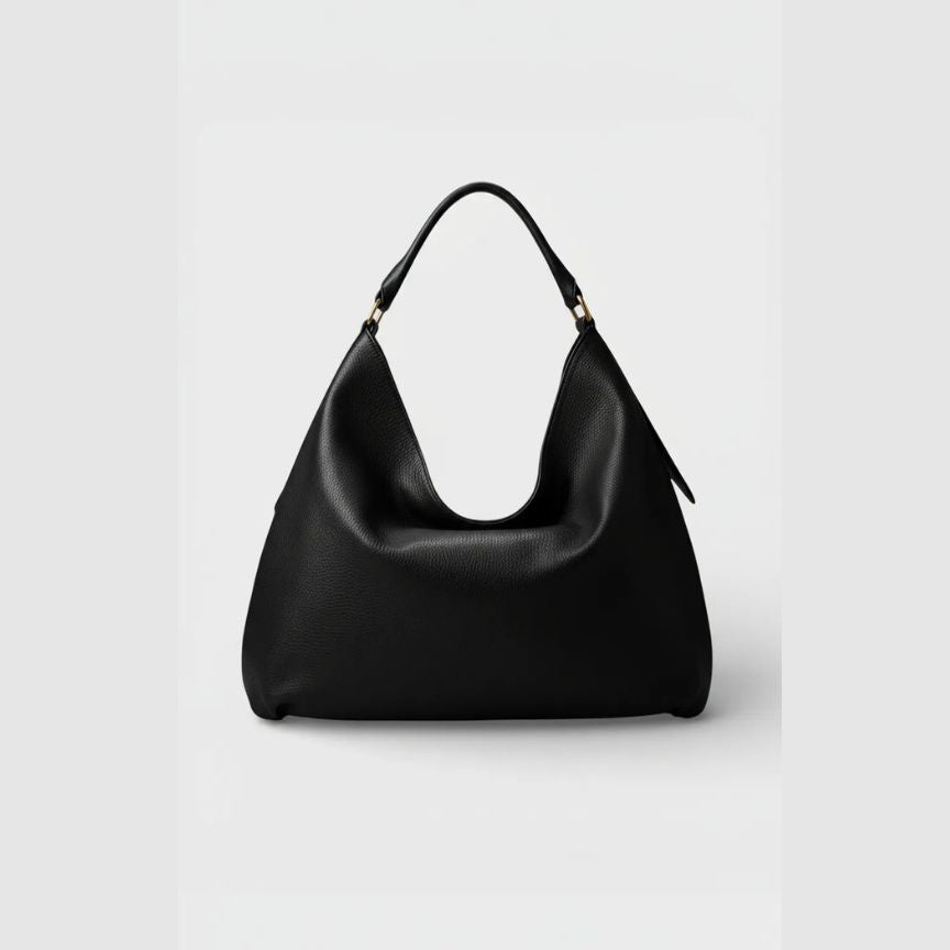 Elegante Leder Schultertasche mit Henkel - Bestseller, schlichtes, modernes Design