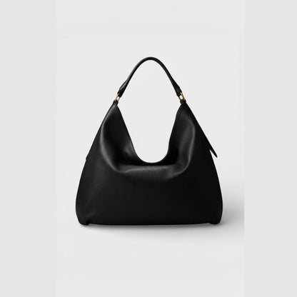 Elegante Leder Schultertasche mit Henkel - Bestseller, schlichtes, modernes Design