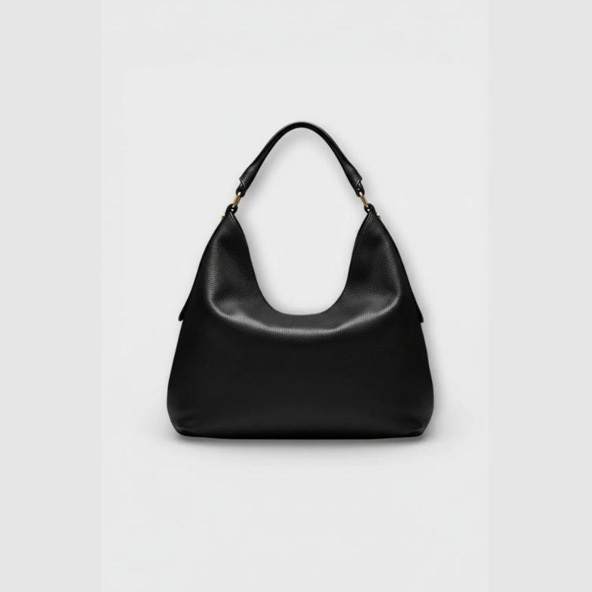 Elegante Leder Schultertasche mit Henkel - Bestseller, schlichtes, modernes Design