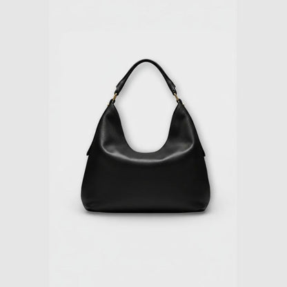 Elegante Leder Schultertasche mit Henkel - Bestseller, schlichtes, modernes Design