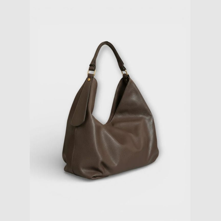 Elegante Leder Schultertasche mit Henkel - Bestseller, schlichtes, modernes Design