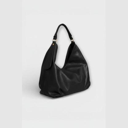 Elegante Leder Schultertasche mit Henkel - Bestseller, schlichtes, modernes Design