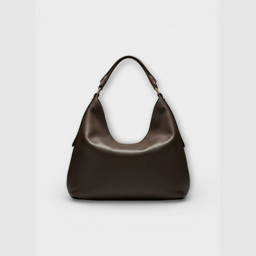Elegante Leder Schultertasche mit Henkel - Bestseller, schlichtes, modernes Design