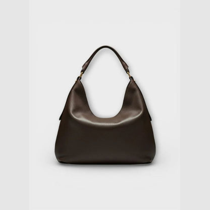Elegante Leder Schultertasche mit Henkel - Bestseller, schlichtes, modernes Design