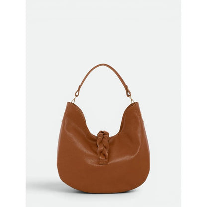 Elegante Lederhandtasche "Janice" - Handgefertigte Henkeltasche mit Flechtdetails