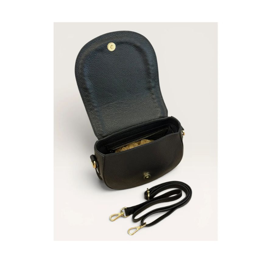 "Leni" - Elegante Lederhandtasche in Halbmondform - für Alltag und besondere Anlässe