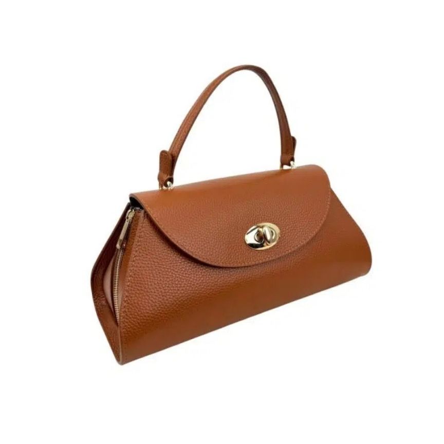 "Heidi" - Elegante Lederhandtasche mit Henkel - stilvoll und eventtauglich
