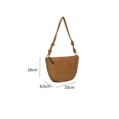 Elegante Damenhandtasche für Alltags - Mittelgroße Halbmondtasche