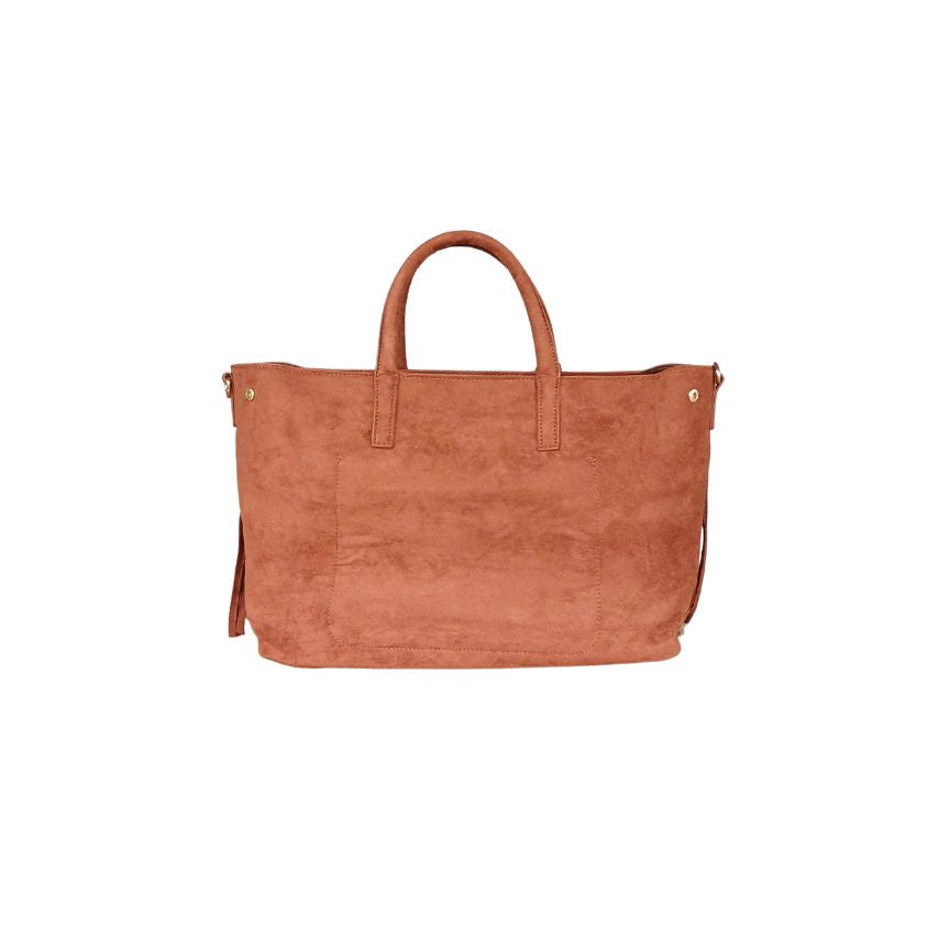 Stilvolle Tote-Bag mit Schultergurt und Henkel - mittelgroß, modern