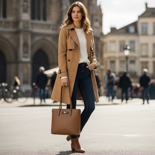 Elegante Damen Handtasche im schlichten Design - klein