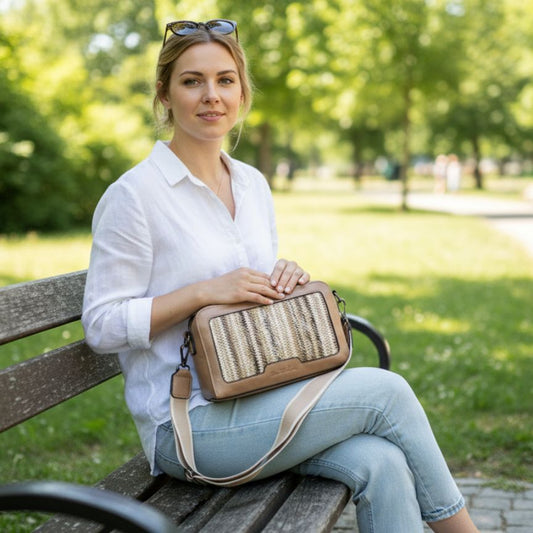 Elegante Damen Handtasche mit Muster-Design
