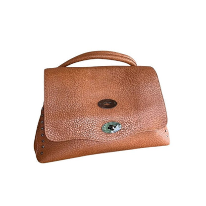 Elegante Damen Umhängetasche mit Nieten - mittelgroß mit stabilem Henkel
