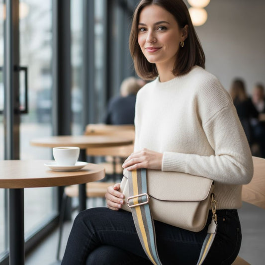 Elegante Damen Leder Handtasche aus Italien - Stil trifft Funktionalität