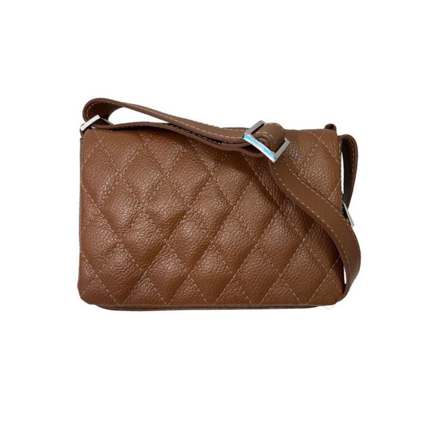 Elegante gesteppte Damen Crossbody-Bag mit Klappe - Stilvoll & Alltagstauglich