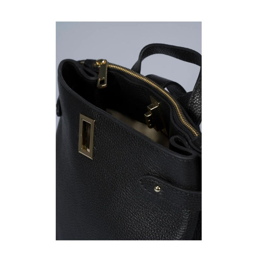 Fashion Lederrucksack - Schlicht, Modern & Minimalistisch mit Henkel