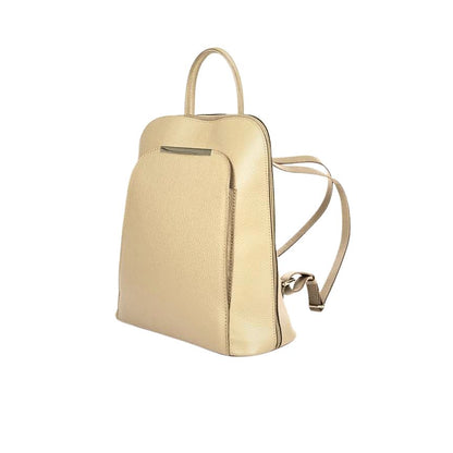 Eleganter italienischer Damen Lederrucksack - vielseitig, schlicht, modern