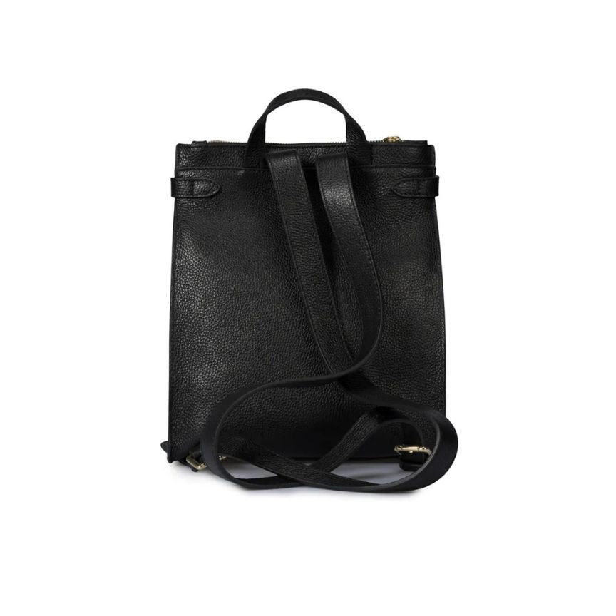 Fashion Lederrucksack - Schlicht, Modern & Minimalistisch mit Henkel