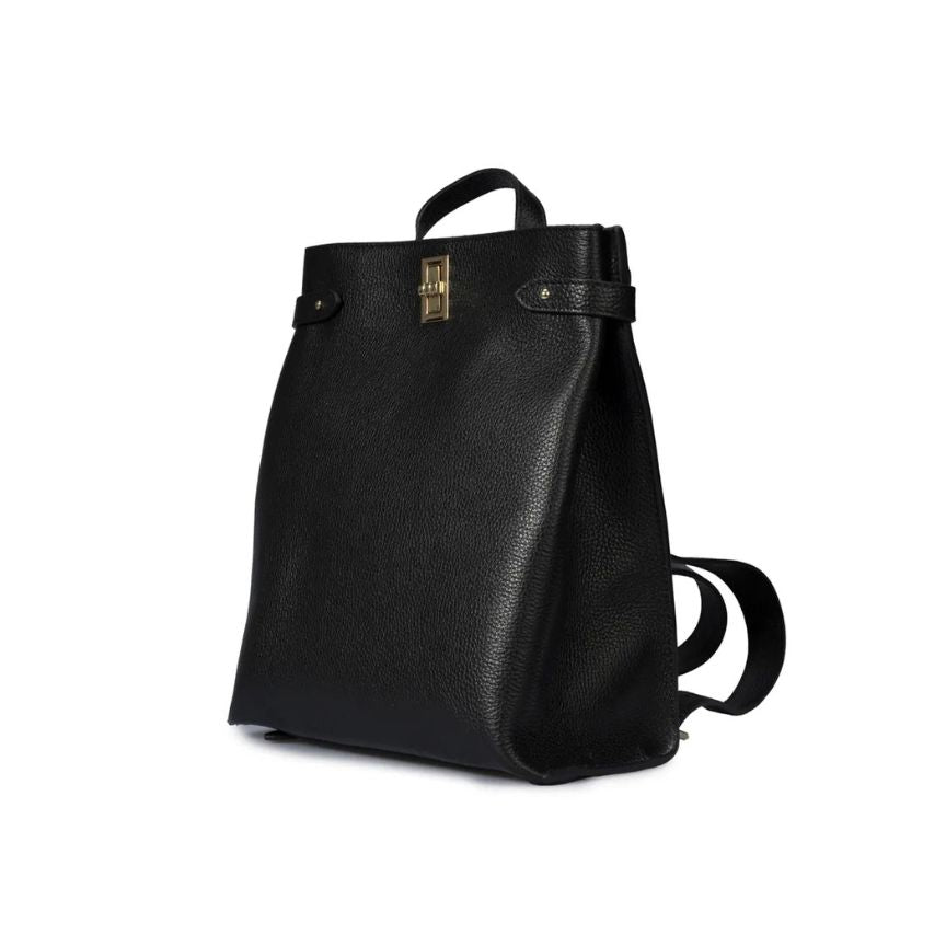 Fashion Lederrucksack - Schlicht, Modern & Minimalistisch mit Henkel