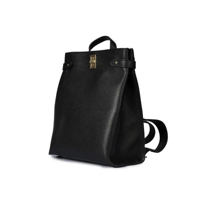 Fashion Lederrucksack - Schlicht, Modern & Minimalistisch mit Henkel