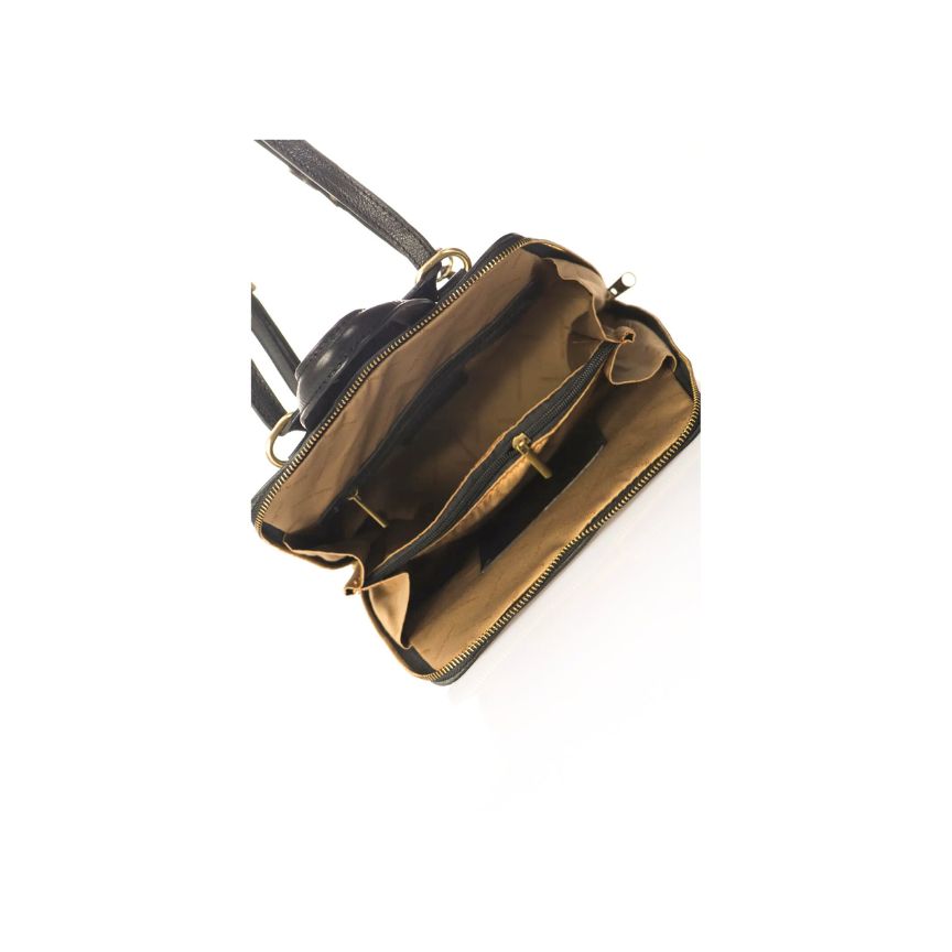 Fashion Rucksack aus echtem Leder - kompakt, trendy aus Italien