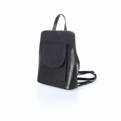 Fashion Rucksack aus echtem Leder - kompakt, trendy aus Italien