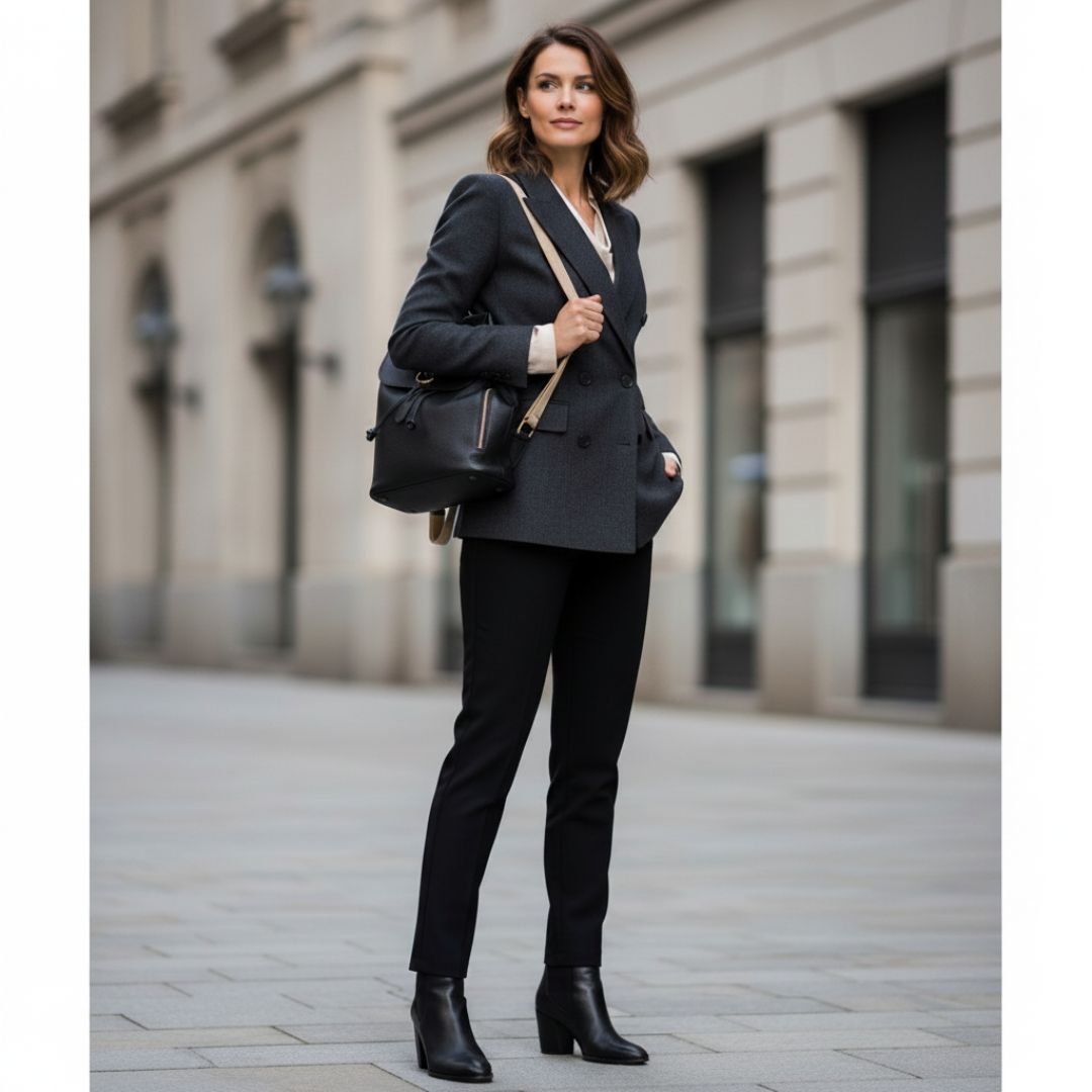 Eleganter Italienischer Damen Leder Fashion-Rucksack