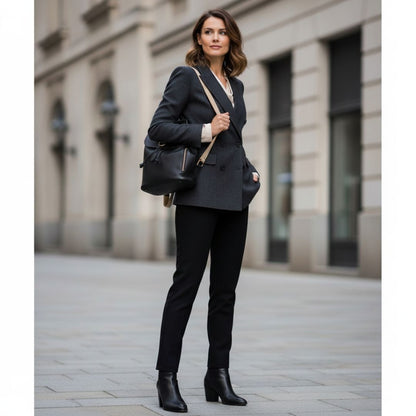 Eleganter Italienischer Damen Leder Fashion-Rucksack