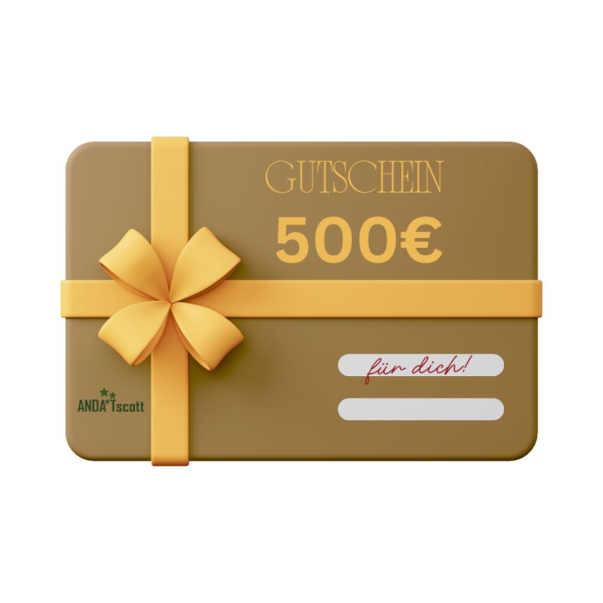 Gutschein - Geschenkkarte - Anda Tscott Online Store