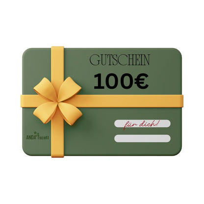 Gutschein - Geschenkkarte - Anda Tscott Online Store