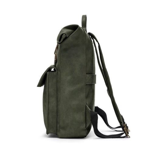 Multifunktionaler Trolley-Rucksack aus ökologischem Leder