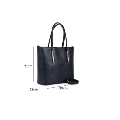 Klassische Leder Henkeltasche - schlichte und elegante Tragetasche - luxuriöses Design