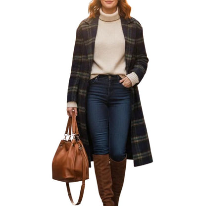 Mittelgroße Echtleder Hobo-Tasche "Magda" aus Italien - elegant & funktionale Schultertasche