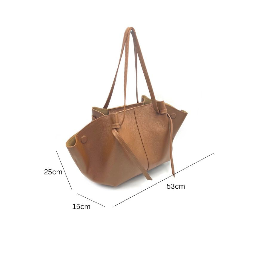 Italienische Damen Einkaufstasche-Shopper Tasche aus Echtleder: Stilvoll & trendy
