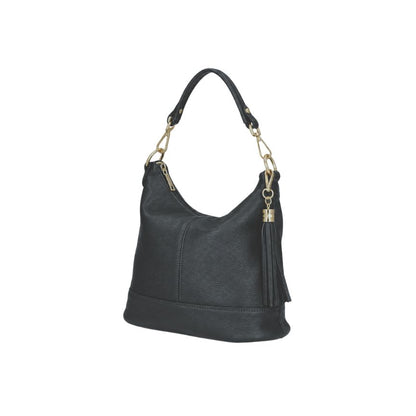 Italienische Leder Umhängetasche Damen "Nora" - praktischer Shopper-Tasche