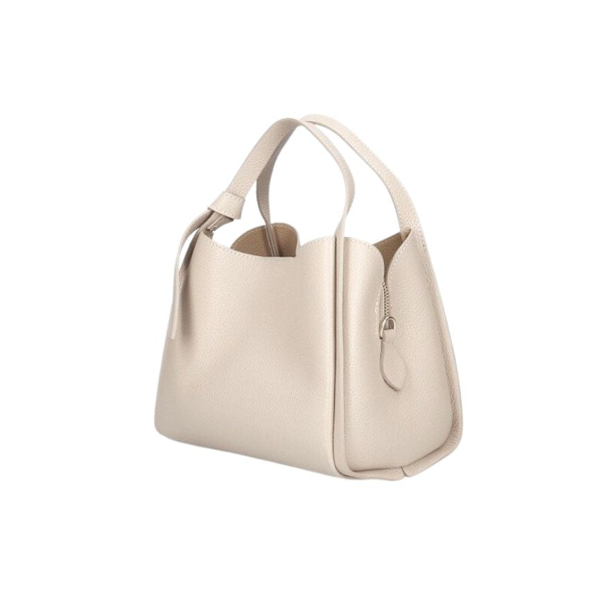 Josianne - Elegante Echtleder-Handtasche mit Griffen - stilvolle Henkeltasche