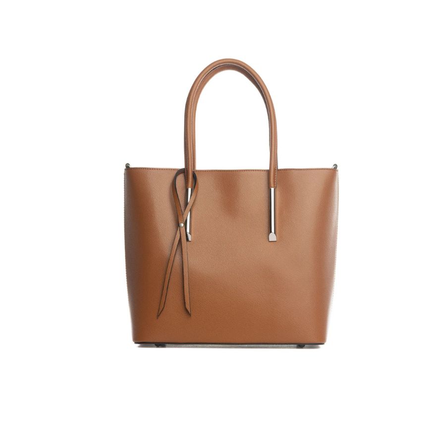 Klassische Leder Henkeltasche - schlichte elegante Tragetasche - Bestseller