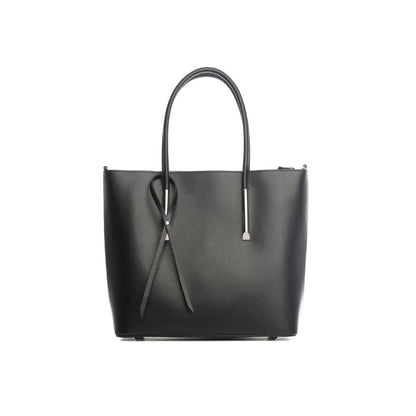 Klassische Leder Henkeltasche - schlichte elegante Tragetasche - Bestseller