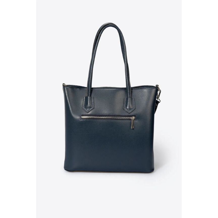 Klassische Leder Henkeltasche - schlichte elegante Tragetasche - Bestseller