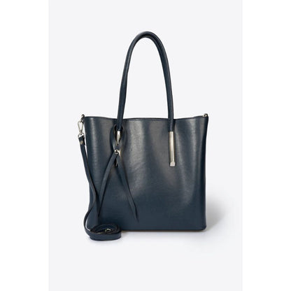 Klassische Leder Henkeltasche - schlichte elegante Tragetasche - Bestseller