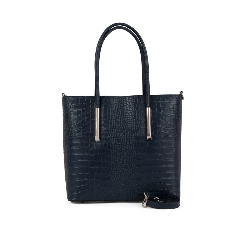 Klassische Leder Henkeltasche - schlichte und elegante Tragetasche - luxuriöses Design