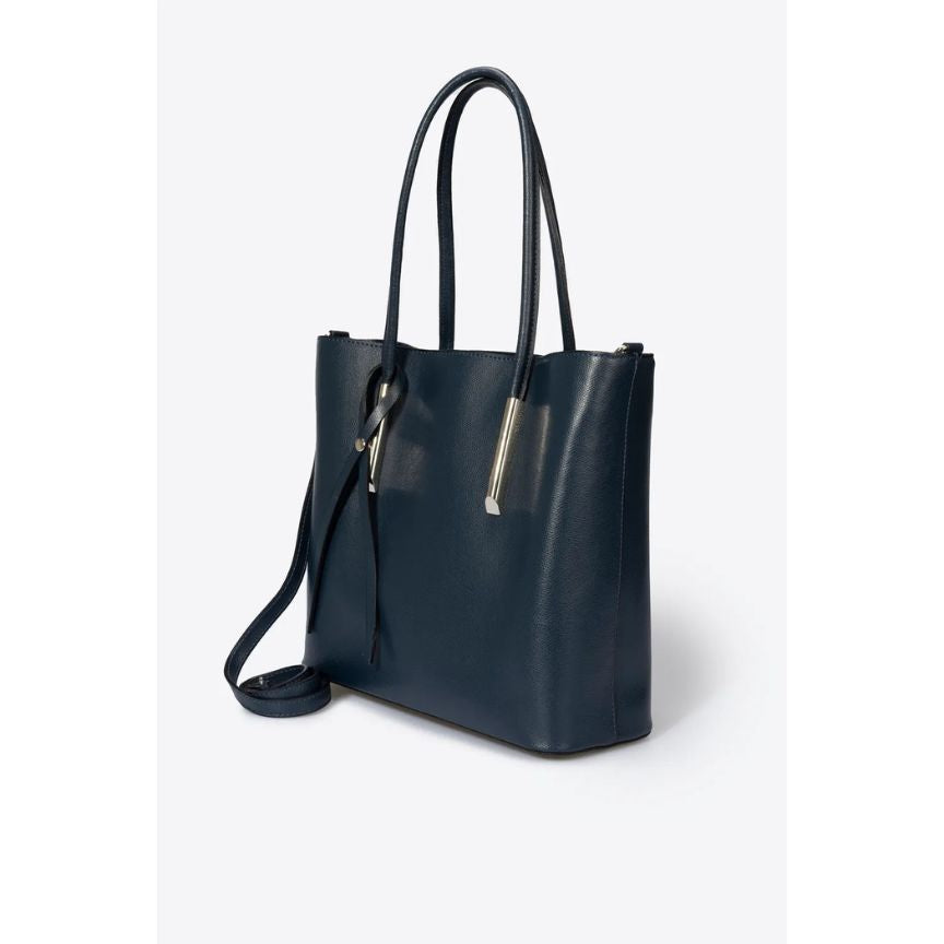 Klassische Leder Henkeltasche - schlichte elegante Tragetasche - Bestseller