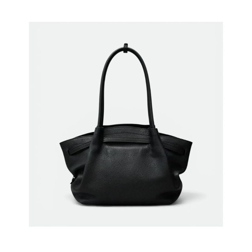 "Melania" - Damen Leder Henkeltasche - Elegante Handtasche mit langen Henkeln