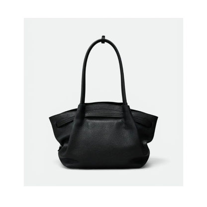 "Melania" - Damen Leder Henkeltasche - Elegante Handtasche mit langen Henkeln