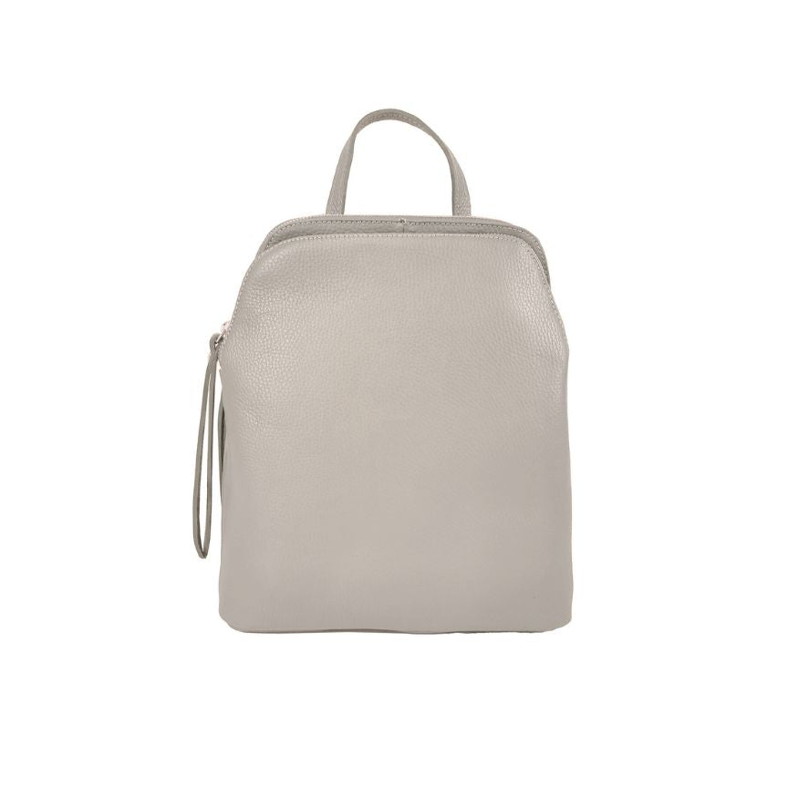 Leder Rucksack Damen Beige - Italienisches Design