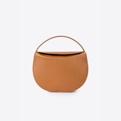 Lederhandtasche mit kurzem Henkel - Edles, schlichtes, modernes Design & Fashion-Forward